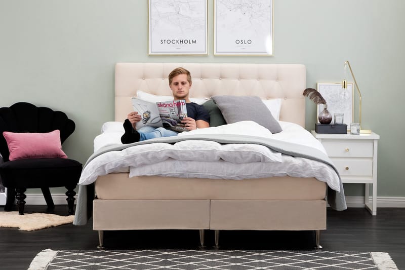 Sengeben 13 cm 4-pk - Metall - Innredning - Håndtak & beslag - Møbelhengsler - Møbelben