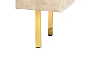 Sittebenk Roseville Beige/Gull - Beige/Gull - Møbler - Stoler & lenestoler - Benk - Entrebenk