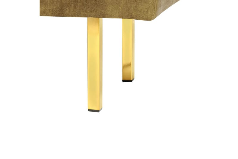 Sittebenk Roseville Grønn/gull - Grønn/gull - Innredning - Håndtak & beslag - Møbelhengsler - Møbelben