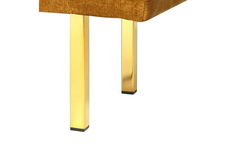 Sittebenk Roseville Gul/gull - Gul/gull - Møbler - Stoler & lenestoler - Benk - Entrebenk