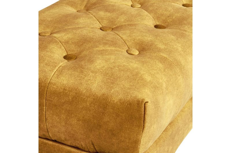 Sittebenk Roseville Gul/gull - Gul/gull - Møbler - Stoler & lenestoler - Benk - Entrebenk