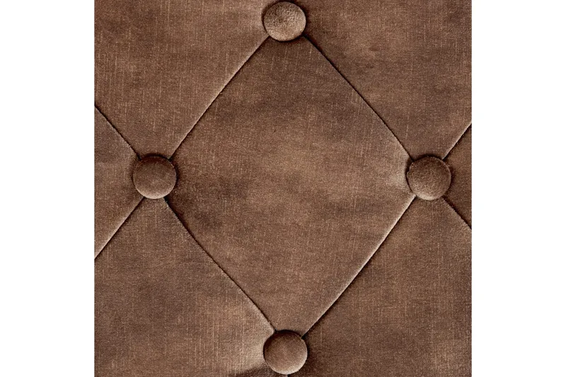 Sittebenk Roseville Mørk brun/gull - Mørk brun/gull - Møbler - Stoler & lenestoler - Benk - Entrebenk