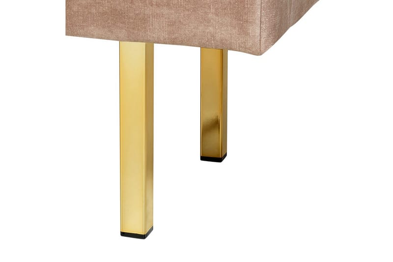 Sittebenk Roseville Taupe/gull - Taupe/gull - Møbler - Stoler & lenestoler - Benk - Entrebenk