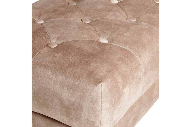 Sittebenk Roseville Taupe/gull - Taupe/gull - Møbler - Stoler & lenestoler - Benk - Entrebenk