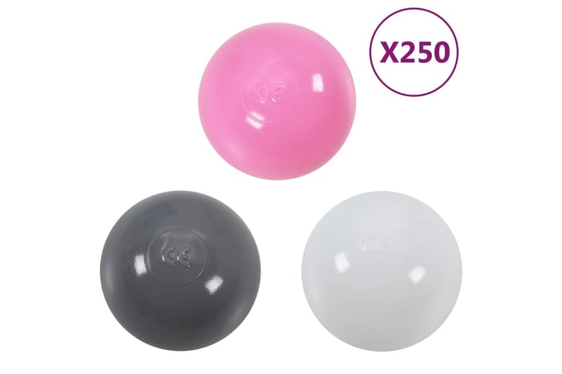beBasic Prinsessetelt med 250 baller rosa 133x140 cm - Rosa - Innredning - Innredning barnerom - Leketelt & tipitelt barnerom