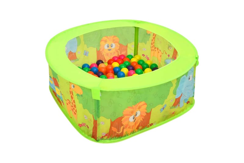 beBasic Ballbasseng med 300 baller for barn 75x75x32 cm - Innredning - Innredning barnerom - Dekorasjon til barnerom