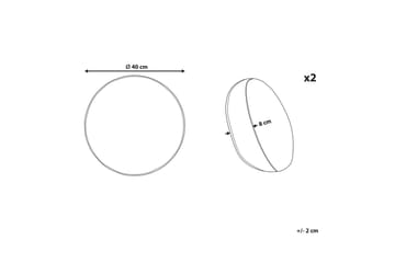 Pynteputer Swirl Candy sett med 2 - Innredning - Innredning barnerom - Dekorasjon til barnerom - Vimpel barnerom
