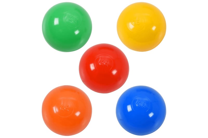 Fargerike lekeballer for babybasseng 250 stk - Flerfarget - Babyleker