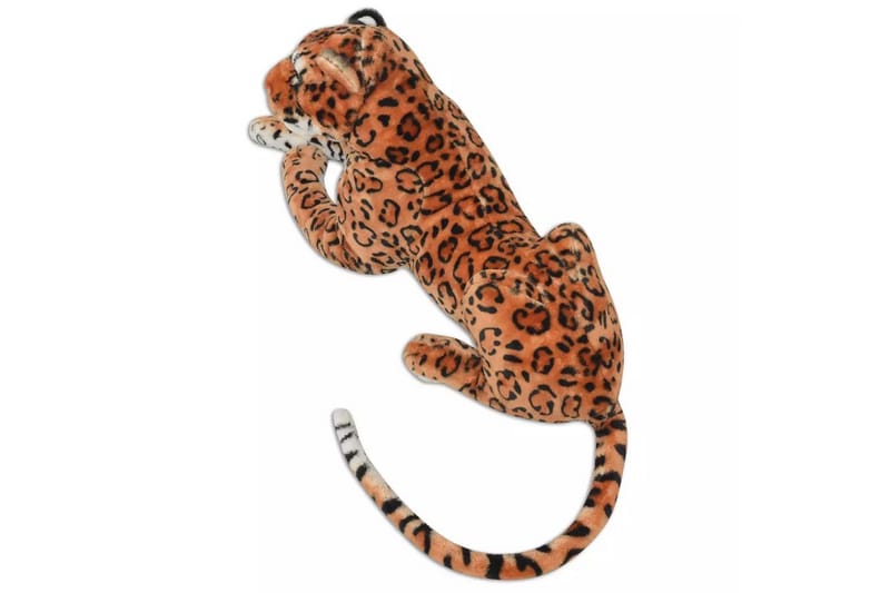 Leopardleke Plysj Brun XXL - Babyleker