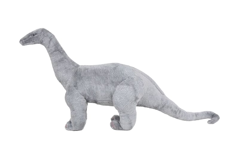Stående lekedinosaur brachiosaurus grå XXL - Babyleker