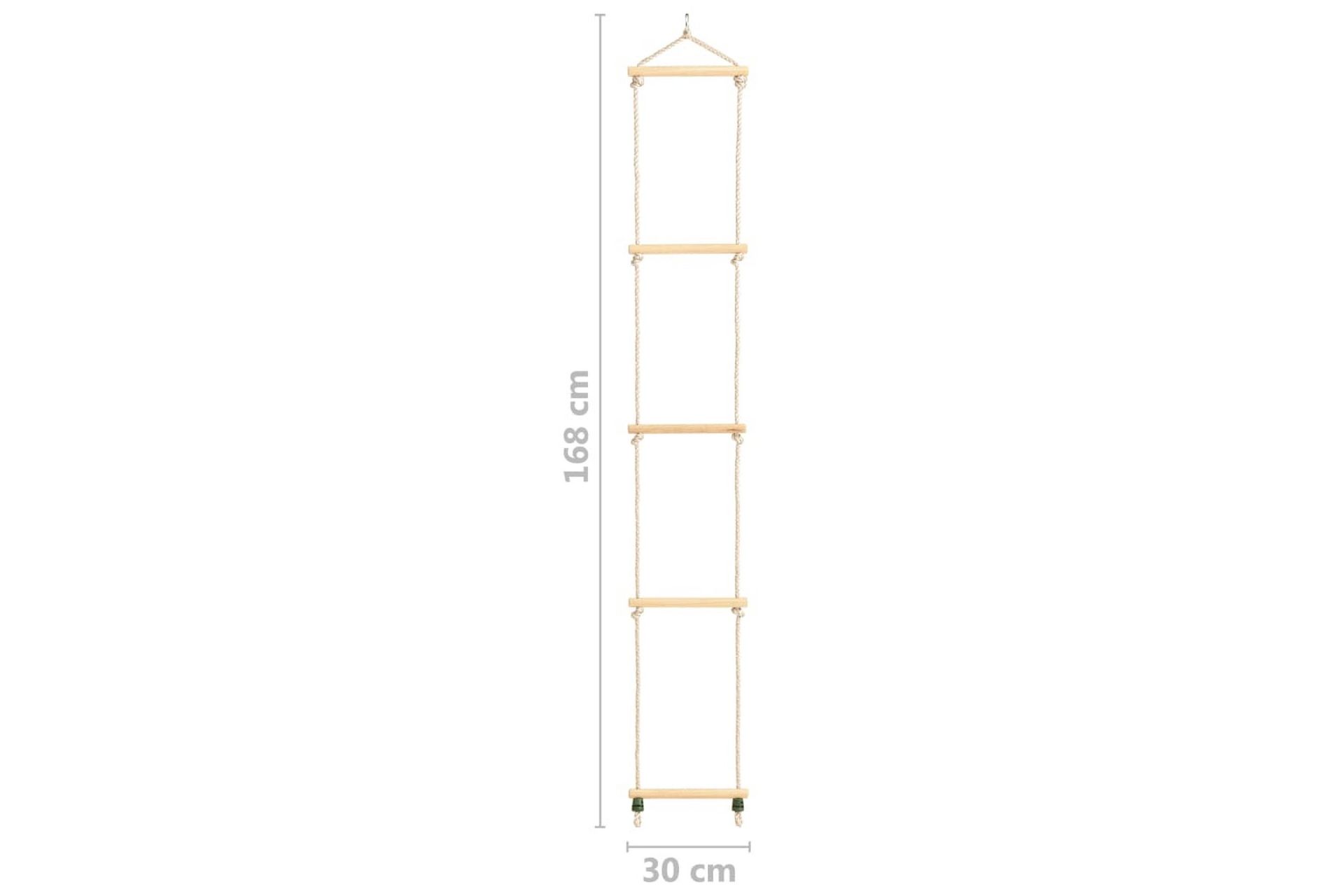 Taustige for barn heltre og PE 30x168 cm - Brun - Innredning - Innredning barnerom - Leketøy & leker