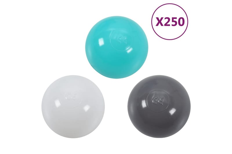 Fargerike lekeballer for babybasseng 250 stk - Flerfarget - Innredning - Innredning barnerom - Leketøy & leker