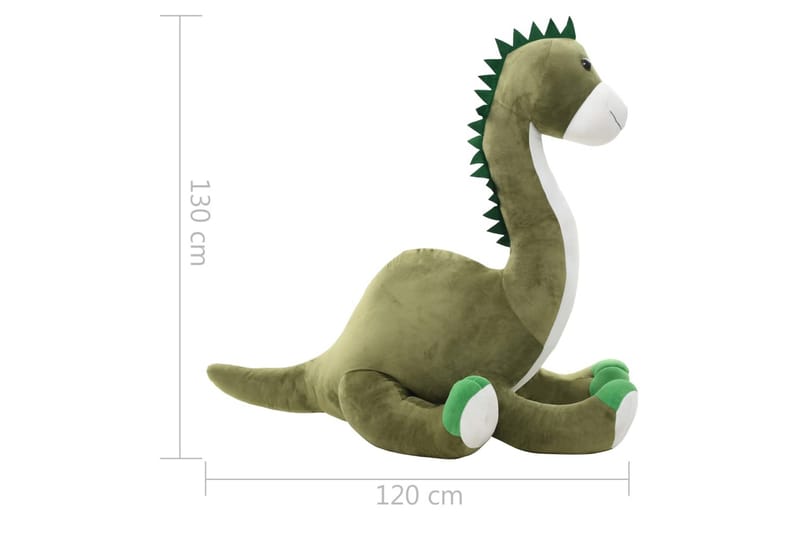 Lekebrontosaurus i plysj grønn - Innredning - Innredning barnerom - Leketøy & leker