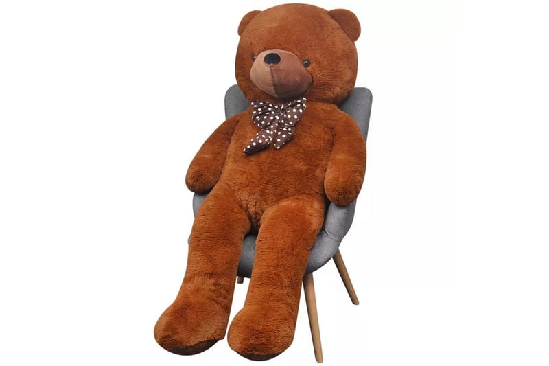 Myk plysjbamse XXL brun 150 cm - Innredning - Innredning barnerom - Leketøy & leker