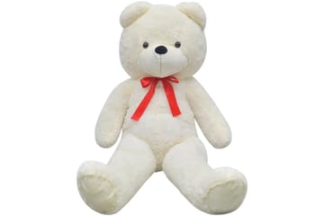 Myk plysjbamse XXL hvit 175 cm - Innredning - Innredning barnerom - Leketøy & leker