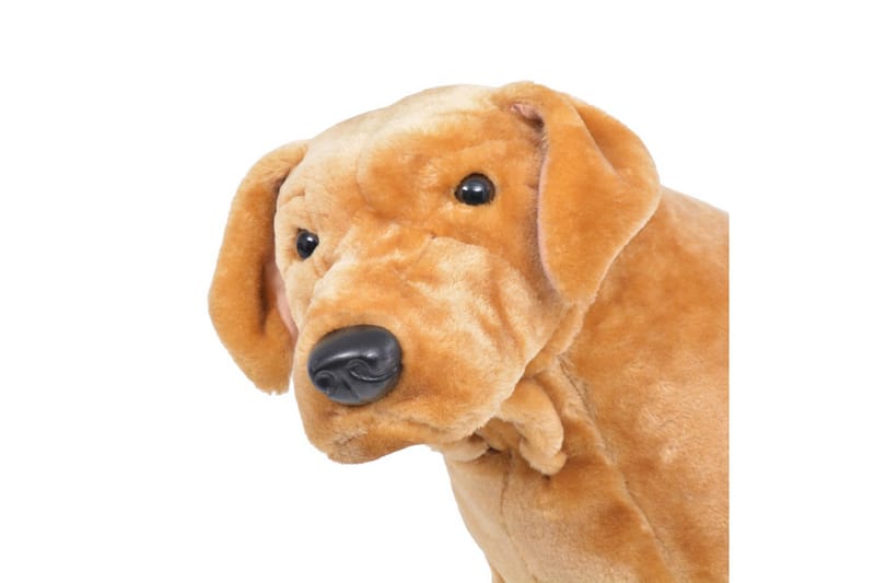 Stående lekehund labrador plysj lysebrun XXL - Innredning - Innredning barnerom - Leketøy & leker