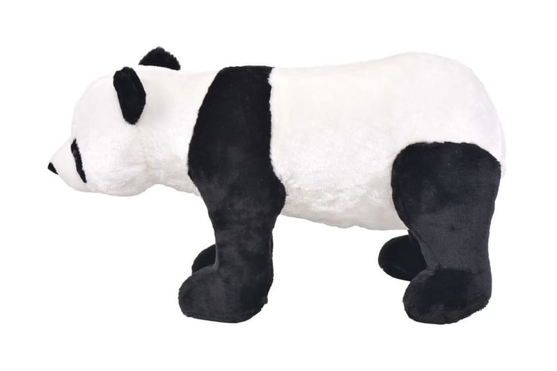 Stående lekepanda plysj svart og hvit XXL - Innredning - Innredning barnerom - Leketøy & leker