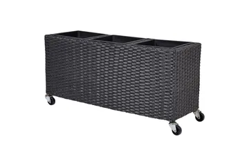 Inomhuskruka Beliani Bellis Brun Black - Innredning - Krukker