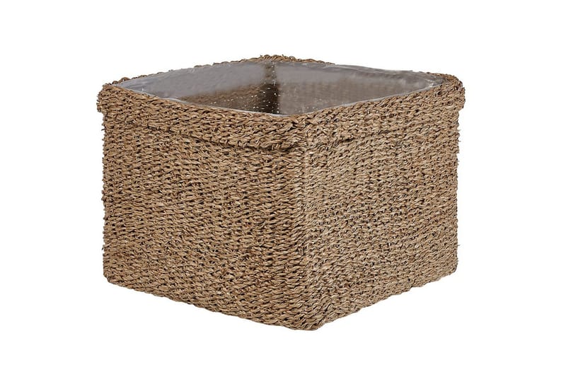 Inomhuskruka Beliani Rivuline set om 3 Nature||Beige - Innredning - Krukker