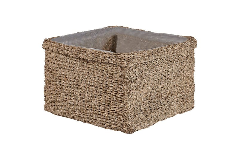 Inomhuskruka Beliani Rivuline set om 3 Nature||Beige - Innredning - Krukker