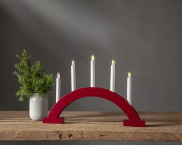Abbe Lysestake 46 cm - rød - Innredning - Julepynt & helgedekorasjon - Julepynt & juledekorasjon