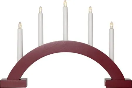 Abbe Lysestake 46 cm, rød
