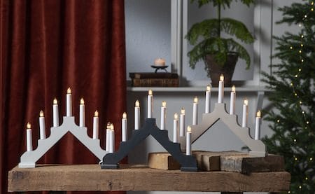 Ada lysestake 37,5 cm - grafittgrå - Innredning - Julepynt & helgedekorasjon - Julepynt & juledekorasjon