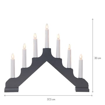 Ada lysestake 37,5 cm - grafittgrå - Innredning - Julepynt & helgedekorasjon - Julepynt & juledekorasjon