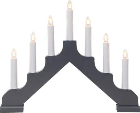 Ada lysestake 37,5 cm - grafittgrå - Innredning - Julepynt & helgedekorasjon - Julepynt & juledekorasjon