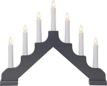 Ada lysestake 37,5 cm, grafittgrå