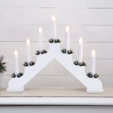 Ada lysestake 37,5 cm - hvit - Innredning - Julepynt & helgedekorasjon - Julepynt & juledekorasjon