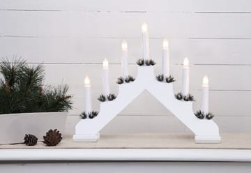 Ada lysestake 37,5 cm - hvit - Innredning - Julepynt & helgedekorasjon - Julepynt & juledekorasjon