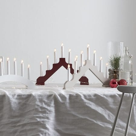 Ada lysestake 37,5 cm - rød - Innredning - Julepynt & helgedekorasjon - Julepynt & juledekorasjon