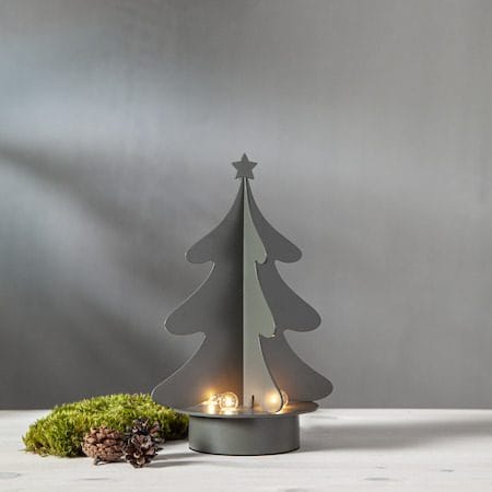 Afton Lysestake 21 cm - grønn - Innredning - Julepynt & helgedekorasjon - Julepynt & juledekorasjon