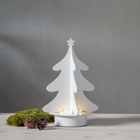Afton Lysestake 21 cm - hvit - Innredning - Julepynt & helgedekorasjon - Julepynt & juledekorasjon