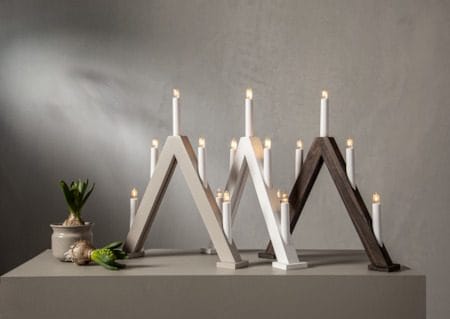 Albo Lysestake 34 cm - hvit - Innredning - Julepynt & helgedekorasjon - Julepynt & juledekorasjon