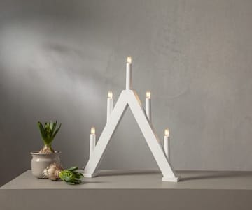 Albo Lysestake 34 cm - hvit - Innredning - Julepynt & helgedekorasjon - Julepynt & juledekorasjon