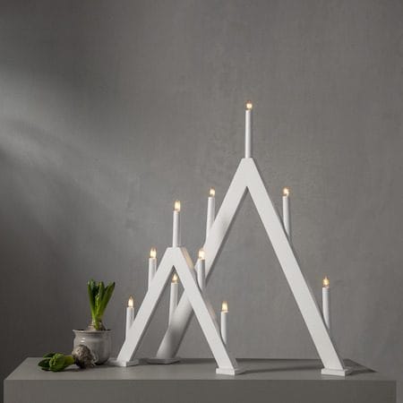 Albo Lysestake 34 cm - hvit - Innredning - Julepynt & helgedekorasjon - Julepynt & juledekorasjon