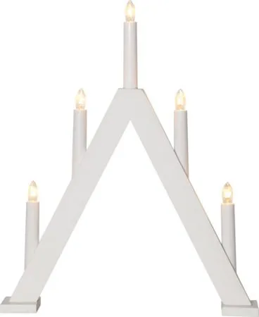 Albo Lysestake 34 cm, hvit