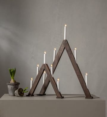 Albo Lysestake 34 cm - valnøttbrun - Innredning - Julepynt & helgedekorasjon - Julepynt & juledekorasjon