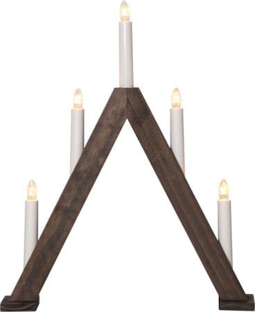 Albo Lysestake 34 cm - valnøttbrun - Innredning - Julepynt & helgedekorasjon - Julepynt & juledekorasjon