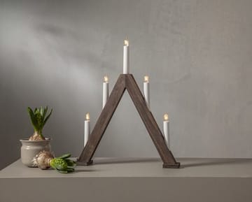 Albo Lysestake 34 cm - valnøttbrun - Innredning - Julepynt & helgedekorasjon - Julepynt & juledekorasjon