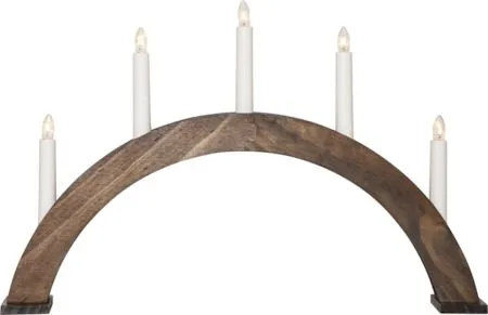 Albo lysestake 51 cm, valnøttbrun