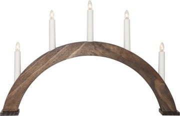 Albo lysestake 51 cm - valnøttbrun - Innredning - Julepynt & helgedekorasjon - Julepynt & juledekorasjon