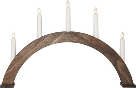 Albo lysestake 51 cm - valnøttbrun - Innredning - Julepynt & helgedekorasjon - Julepynt & juledekorasjon