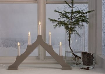 Alma lysestake 44 cm - beige - Innredning - Julepynt & helgedekorasjon - Julepynt & juledekorasjon