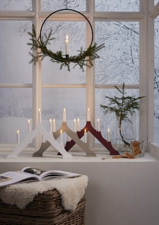 Alma lysestake 44 cm - hvit - Innredning - Julepynt & helgedekorasjon - Julepynt & juledekorasjon