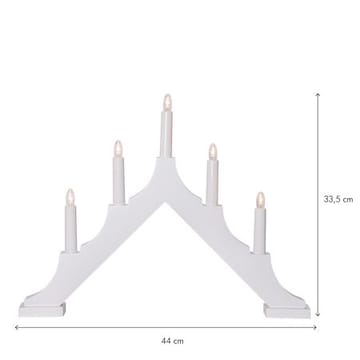 Alma lysestake 44 cm - hvit - Innredning - Julepynt & helgedekorasjon - Julepynt & juledekorasjon
