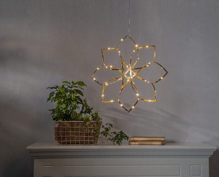 Amaze hengende dekorasjon 40 cm - messingfarget gull - Innredning - Julepynt & helgedekorasjon - Julepynt & juledekorasjon