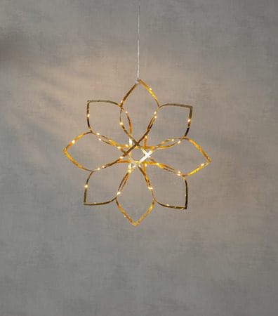 Amaze hengende dekorasjon 40 cm - messingfarget gull - Innredning - Julepynt & helgedekorasjon - Julepynt & juledekorasjon